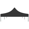 Proginės palapinės stogas, juodos spalvos, 6x3m, 270 g/m²