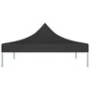 Proginės palapinės stogas, juodos spalvos, 3x3m, 270 g/m²