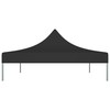 Proginės palapinės stogas, juodos spalvos, 4x3m, 270 g/m²