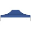 Proginės palapinės stogas, mėlynos spalvos, 4x3m, 270 g/m²