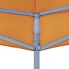 Proginės palapinės stogas, oranžinės spalvos, 6x3m, 270 g/m²