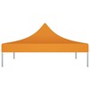 Proginės palapinės stogas, oranžinės spalvos, 3x3m, 270 g/m²