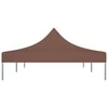 Proginės palapinės stogas, rudos spalvos, 6x3m, 270 g/m²