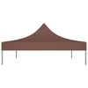 Proginės palapinės stogas, rudos spalvos, 4x3m, 270 g/m²