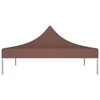 Proginės palapinės stogas, rudos spalvos, 3x3m, 270 g/m²