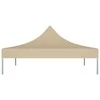 Proginės palapinės stogas, smėlio spalvos, 2x2m, 270 g/m²