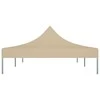 Proginės palapinės stogas, smėlio spalvos, 6x3m, 270 g/m²