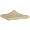 Proginės palapinės stogas, smėlio spalvos, 2x2m, 270 g/m²