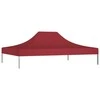 Proginės palapinės stogas, tamsiai raudonas, 4x3m, 270 g/m²
