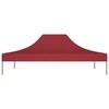 Proginės palapinės stogas, tamsiai raudonas, 4x3m, 270 g/m²
