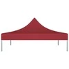 Proginės palapinės stogas, tamsiai raudonas, 3x3m, 270 g/m²