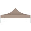 Proginės palapinės stogas, taupe spalvos, 3x3m, 270 g/m²