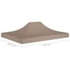 Proginės palapinės stogas, taupe spalvos, 4,5x3m, 270 g/m²