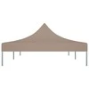 Proginės palapinės stogas, taupe spalvos, 6x3m, 270 g/m²