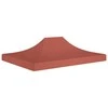 Proginės palapinės stogas, terakota spalvos, 4x3m, 270 g/m²