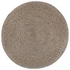 Pufas, šviesiai pilkos sp., 45x30cm, džiutas, rankų darbo