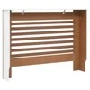 Radiatoriaus uždangalas, baltos sp., 112x19x81,5cm, MDF