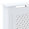 Radiatoriaus uždangalas, baltos spalvos, 78cm, MDF