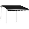 Rankiniu būdu ištraukiama markizė, antracito, 3x2,5m