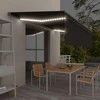 Rankiniu būdu ištraukiama markizė, antracito, 5x3m