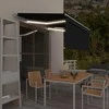 Rankiniu būdu ištraukiama markizė, antracito, 3x2,5m