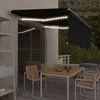 Rankiniu būdu ištraukiama markizė, antracito, 4,5x3m