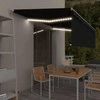 Rankiniu būdu ištraukiama markizė, antracito, 5x3m