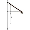 Rankiniu būdu ištraukiama markizė, oranžinė ir ruda, 200cm