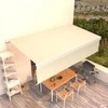 Rankiniu būdu ištraukiama markizė su uždanga, kreminė, 6x3m