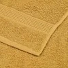Rankšluostis Rankšluosčių rinkinys, 12vnt., auksiniai, 100%medvilnė, 360g/m²
