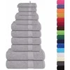 Rankšluostis Rankšluosčių rinkinys, 12vnt., pilki, 100% medvilnė, 360g/m²