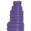 Rankšluostis Rankšluosčių rinkinys, 12vnt., violetiniai, 1medvilnė, 360g/m²