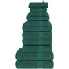 Rankšluostis Rankšluosčių rinkinys, 12vnt., žali, 100% medvilnė, 360g/m²