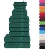 Rankšluostis Rankšluosčių rinkinys, 12vnt., žali, 100% medvilnė, 360g/m²