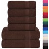 Rankšluostis Rankšluosčių rinkinys, 6vnt., rudi, 100% medvilnė, 360g/m²