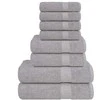 Rankšluostis Rankšluosčių rinkinys, 8vnt., pilki, 100% medvilnė, 360g/m²