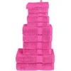 Rankšluostis Rankšluosčių rinkinys SOLUND, 12vnt., rožiniai, 600g/m²