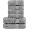 Rankšluostis Rankšluosčių rinkinys SOLUND, 6vnt., pilki, 600g/m²