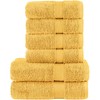 Rankšluostis Rankšluosčių rinkinys SOLUND, 6vnt., auksiniai, 600g/m²
