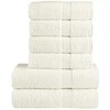 Rankšluostis Rankšluosčių rinkinys SOLUND, 6vnt., kreminiai, 600g/m²