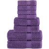 Rankšluostis Rankšluosčių rinkinys SOLUND, 8vnt., violetiniai, 600g/m²