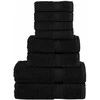 Rankšluostis Rankšluosčių rinkinys SOLUND, 8vnt., juodi, 600g/m²