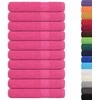 Rankšluostis Saunos rankšluosčiai, 10vnt., rožiniai, 80x200 cm, medvilnė
