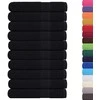 Rankšluostis Pirties rankšluosčiai, FROGN, 10 vnt., juodi, 80x200 cm, 360 g/m²