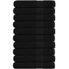 Rankšluostis Pirties rankšluosčiai, FROGN, 10 vnt., juodi, 80x200 cm, 360 g/m²