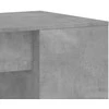 Rašomasis stalas, betono pilkas, 102x50x75cm, apdirbta mediena