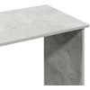 Rašomasis stalas, betono pilkas, 102x50x75cm, apdirbta mediena