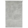 Rašomasis stalas, pilkos spalvos, 100x50x76cm, apdirbta mediena