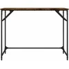 Rašomasis stalas, dūminio ąžuolo, 100x45x76cm, mediena/plienas