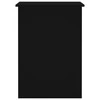 Rašomasis stalas, juodos spalvos, 100x55x75cm, apdirbta mediena